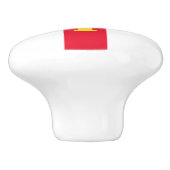 Guernsey Flag Keramische Knop (Zijkant)