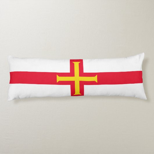 Guernsey Flag Lichaamskussen (Achterkant)