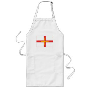 Guernsey Flag (licht) Apron Lang Schort