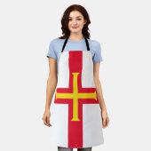 Guernsey Flag Schort (Gedragen)