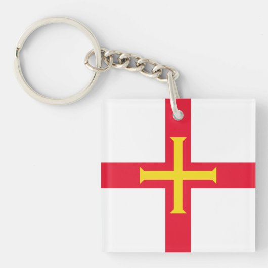 Guernsey Flag Sleutelhanger (Voorkant)