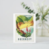 Guernsey Het Briefkaart van het Sunshine Island (Staand voorkant)