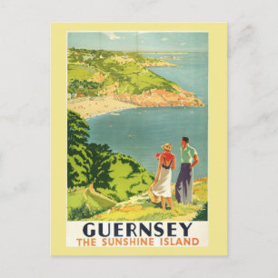 Guernsey Het Briefkaart van het Sunshine Island