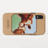 Guernsey Kalf en Moeder Koe Case-Mate iPhone Case (Achterkant (horizontaal))