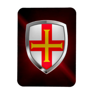 Guernsey Metallic Emblem Magneet