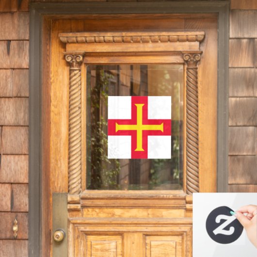 Guernsey Raamsticker (Huis Deur)