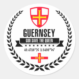 Guernsey Ronde Sticker