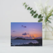 Guernsey Sunset Briefkaart (Staand voorkant)