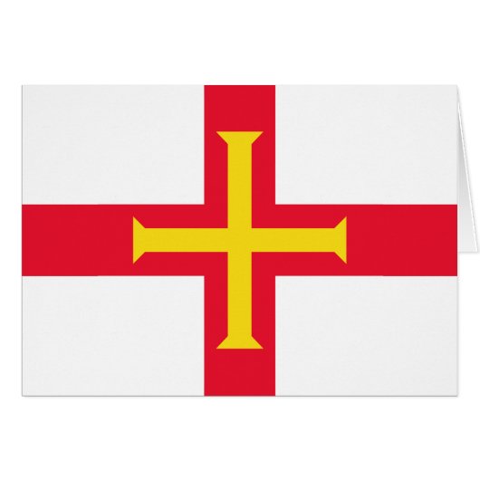 Guernsey vlag (Voorkant Horizontaal)