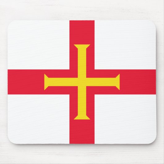 Guernsey Vlag Muismat (Voorkant)
