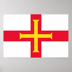 Guernsey vlag poster