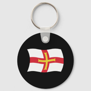 Guernsey Vlag Sleutelhanger