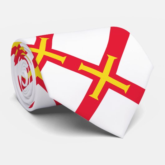 Guernsey vlag stropdas (Opgerold)