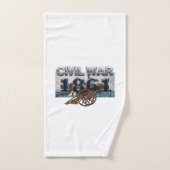 Guerre civile 1861 d'ABH (Serviette à main)