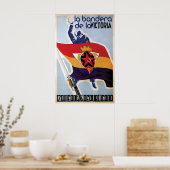 Guerre Civile Espagnole Affiche du Front Populaire (Cuisine)