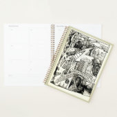 " Guerre moderne ", dessin à encre (Devant avec enveloppe)