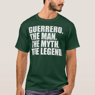 GuerreroGuerrero Achternaam Guerrero Gu T-shirt