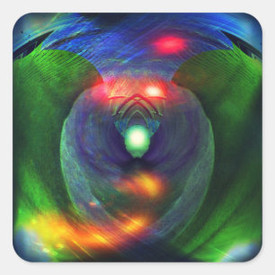 Guerres spatiales / Oiseau de proie Stickers Abstr