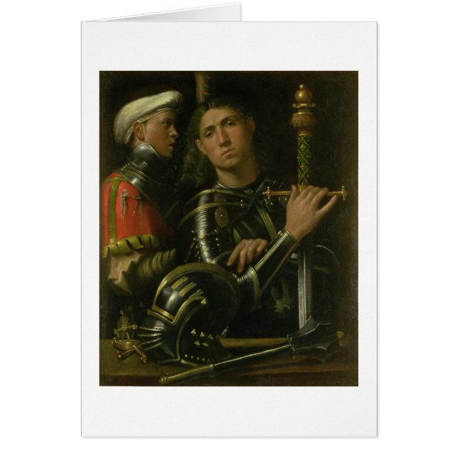 Guerrier avec le marié (huile) (Devant)