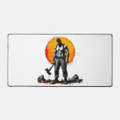 guerrier barbare médiéval imaginaire hummer bureau (Recto)