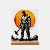 guerrier barbare médiéval imaginaire hummer force (Recto)