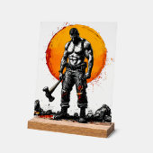 guerrier barbare médiéval imaginaire hummer force (Angle)