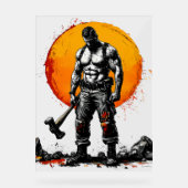 guerrier barbare médiéval imaginaire hummer force (Recto)