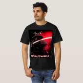 Guerrier de Kamikaze | Samurai | T-shirt Unisex (Devant entier)