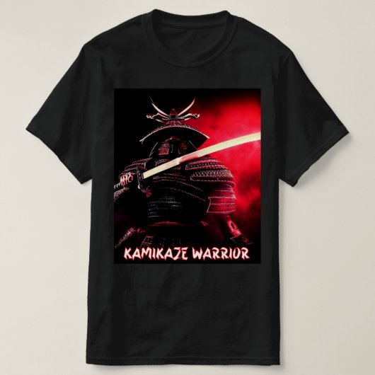 Guerrier de Kamikaze | Samurai | T-shirt Unisex (Design devant)