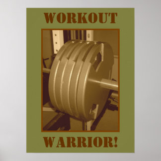 GUERRIER DE L'EXERCICE ! Poster de l'exercice d'ha