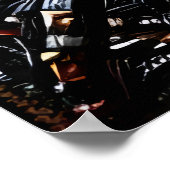 Guerrier en armure noire | AI Art Poster (Coin)