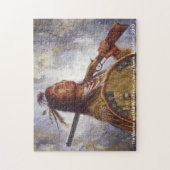 Guerrier et son Winchester, puzzle de Natif (Vertical)
