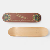 Guerrier grenouille samouraï Skateboard (Horz)