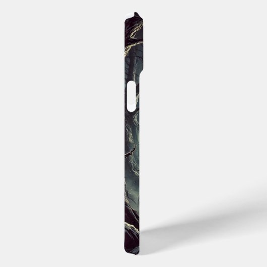 Guerrier loup - Coque iphone (Verso / Droite)