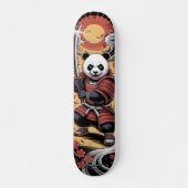 Guerrier Ours Panda Samouraï Skateboard (Devant)