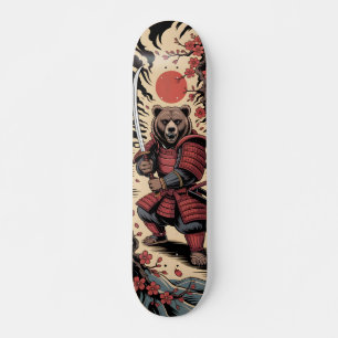 Guerrier ours samouraï Skateboard