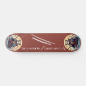 Guerrier rat samouraï Skateboard (Horz)