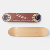 Guerrier rat samouraï Skateboard (Horz)