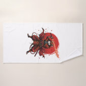 guerrier Samouraï Rat (Serviette de bain)