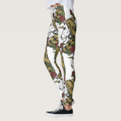Guerrier Unicorn Leggings blancs (Gauche)