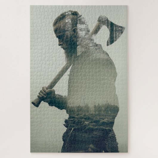 Guerrier Viking - Puzzle Double Exposition (Vertical)