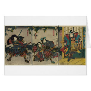 Guerriers samouraïs circa le JAPON 1850