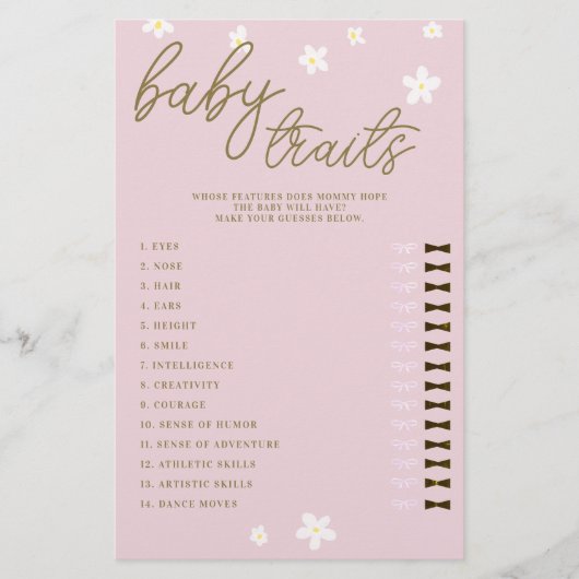 Guess Baby beschikt over douchegame Boho Daisies P Flyer (Voorkant)