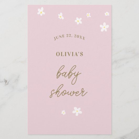 Guess Baby beschikt over douchegame Boho Daisies P Flyer (Achterkant)