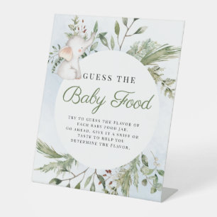 Guess Baby Food Boy Panneau Baby shower éléphant