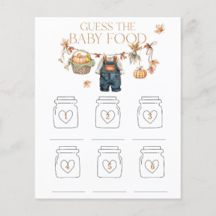 Guess Baby Voedsel Pompoen Rustiek Baby shower spe