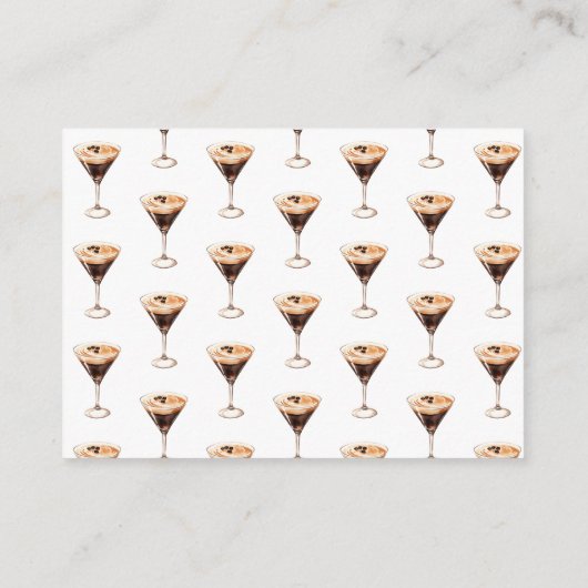 Guess How Many Coffee Beans Bridal Shower Informatiekaartje (Achterkant)