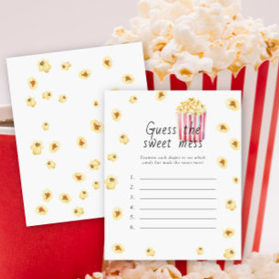 Guess The Sweet Mess Baby shower Game beroemd gema