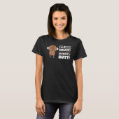 Guess What Monkey Butt Monkey's Butts Monkey Joke T-shirt (Voorkant volledig)