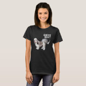Guess What Shih Tzu Butt ! Funny Dog Mom Dad Rescu T-shirt (Voorkant volledig)